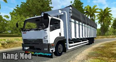 mod isuzu giga fvz ekspedisi sumatera style