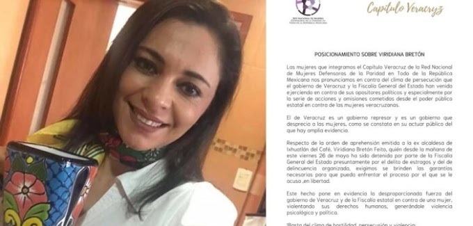 Detiene FGE a ex alcaldesa de Ixhuatlán de Café por “motivar” a cafetaleros a manifestarse contra empresa
