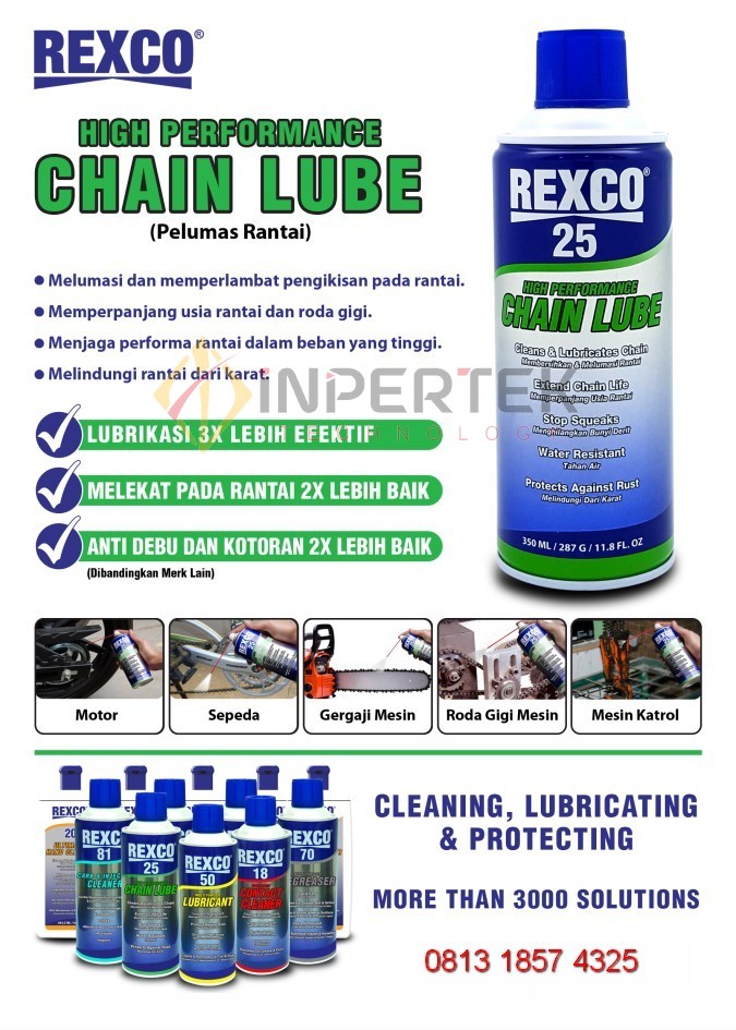 Rexco 25 High Performance Chain Lube inpertek