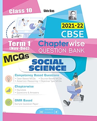 Shivdas CBSE Chapterwise Question Bank with MCQs Class 10 Social Science for 2022 Exam