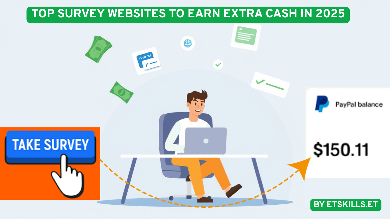 Discover the top 5 trusted survey websites to earn extra cash in 2025. Share opinions and get paid through PayPal or gift cards. Start earning today!