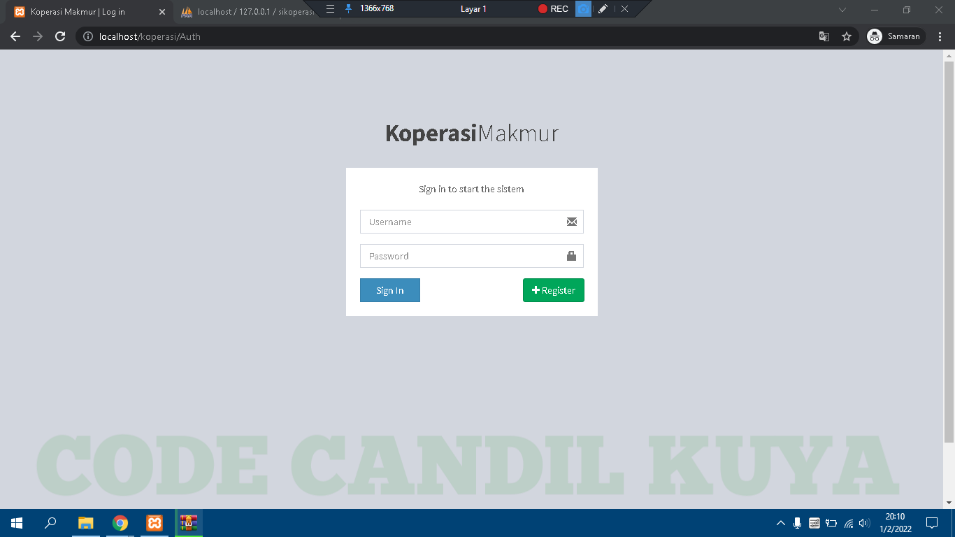 Aplikasi Koprasi Simpan Pinjam Berbasis Web