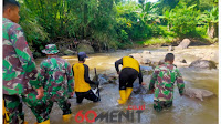 Pelihara Keindahan, Serma Mikdan Dansub 08 Sektor 22 Bawa Pasukan Bersihkan Sungai Cikapundung