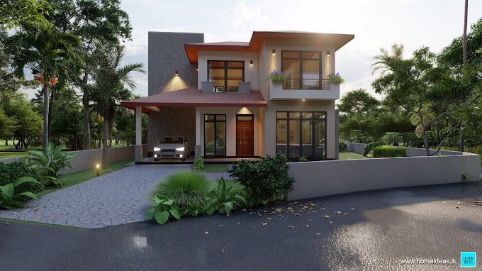 Two story 4 Bedroom House Design for Mr. Chandima @ Gampaha - House Designs Sri Lanka - sri lanka house plan - srilankahouseplan.lk