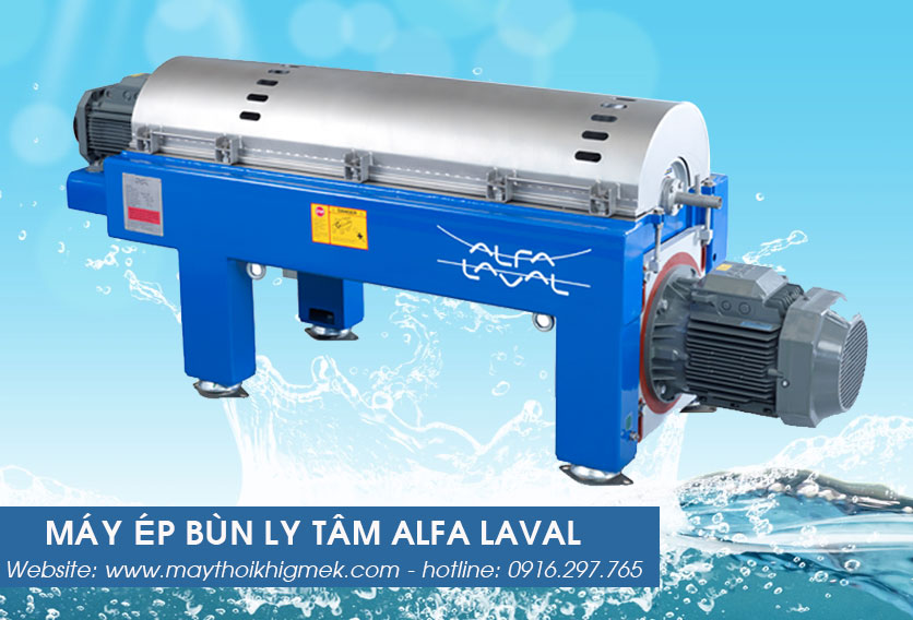 Máy ép bùn ly tâm alfa laval