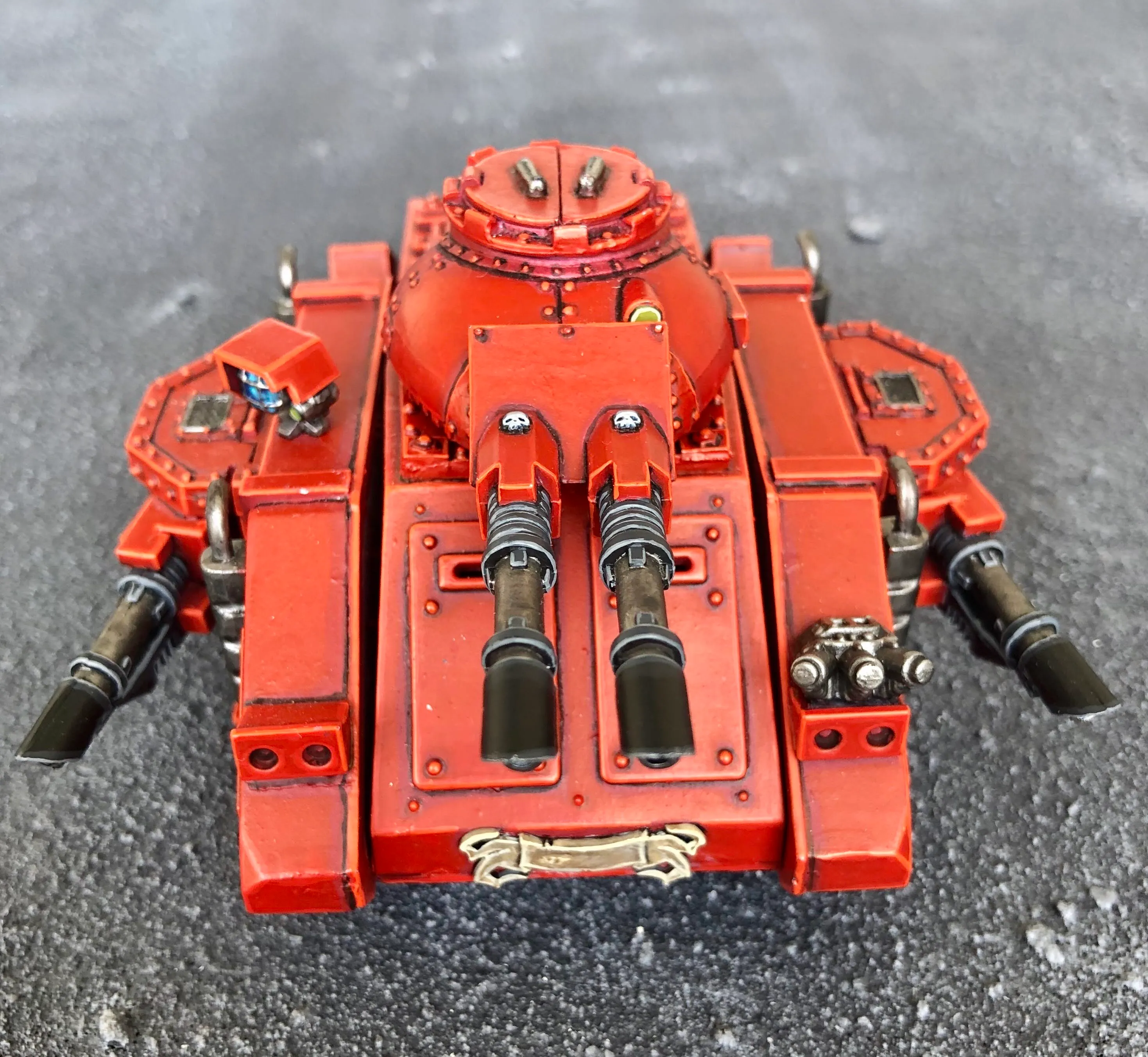 Space Marine Predator - Canon laser + canons lasers jumelés (Blood Angels)