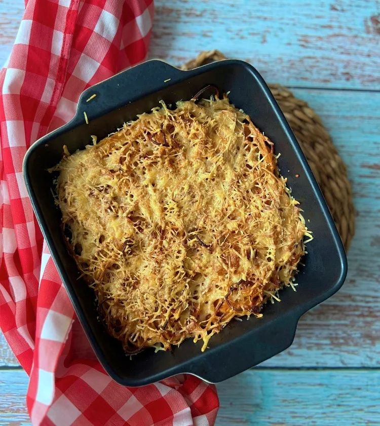 Espaguetis con jamón