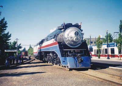 American Freedom Train GS-4 4-8-4 #4449 in Hillsboro, Oregon in June 2002