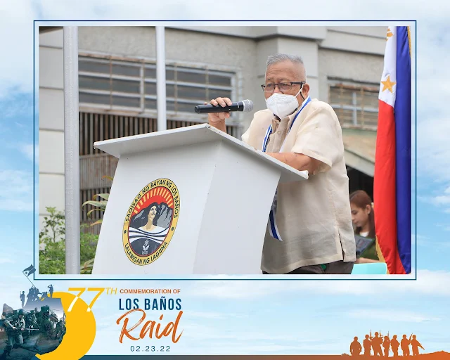 77th commemoration of the Los Baños raid held by the Los Baños town government a success