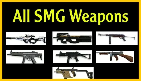 List Of All SMG Guns In Free Fire in 2024