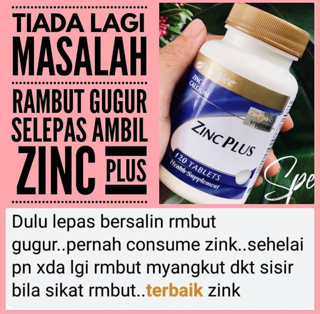 Zink Shaklee Membantu Atasi Rambut Gugur