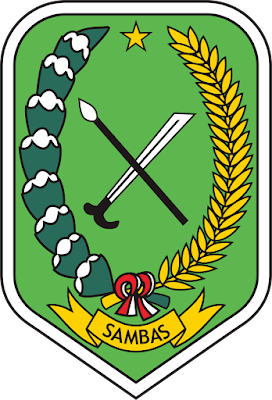 Logo / Lambang Kabupaten Sambas - Latar (Background) Putih & Transparent (PNG)