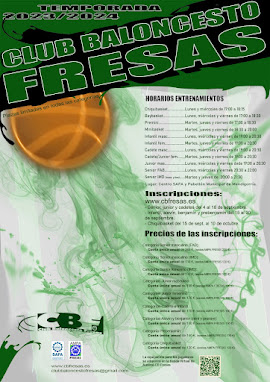 Cartel CB Fresas Temporada 2023/24