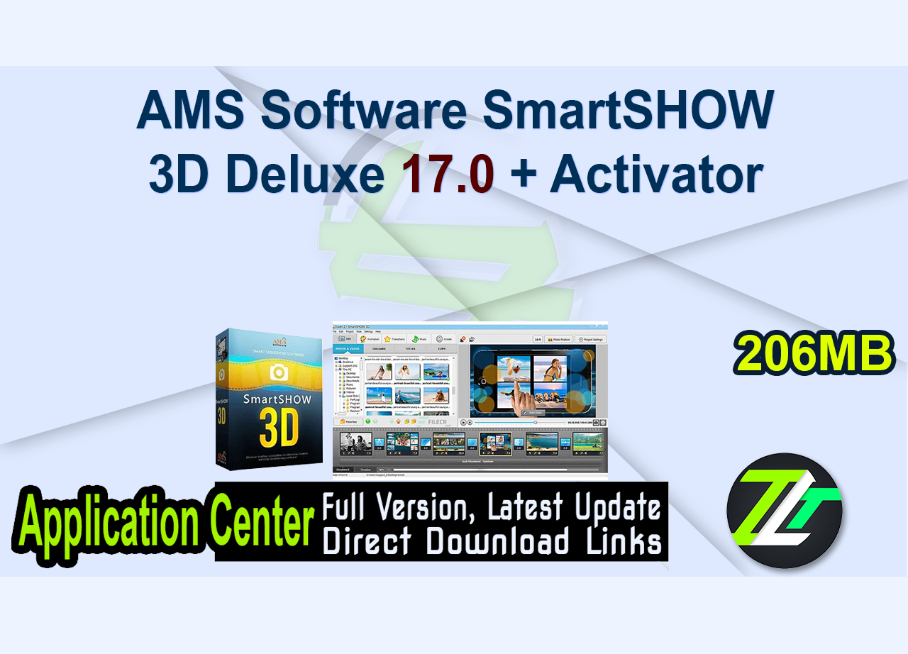 AMS Software SmartSHOW 3D Deluxe 17.0 + Activator