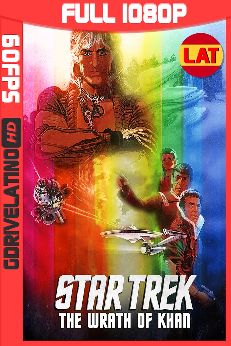 Star Trek 2 : La Ira de Khan (1982) THEATRICAL BDRip 1080p (60fps) Latino-Castellano-Ingles MKV