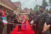 Tradisi Pedang Pora, Sambut Kapolres Lahat AKBP Eko Sumaryanto, S.I.K, dan Pengantar tugas AKBP Achmad Gusti Hartono, S.I.K