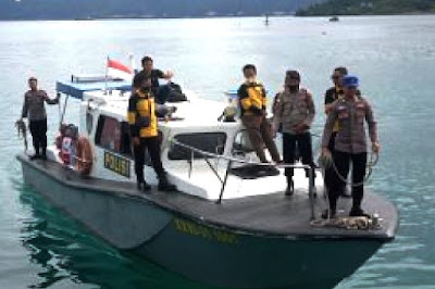 Vaksinasi Anak 6-11 Tahun dan Cegah Berita Bohong, Polres Natuna Jangkau Pulau Terdepan