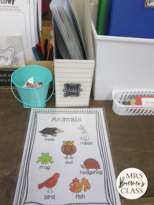 Writing center ideas for First Grade and Second Grade