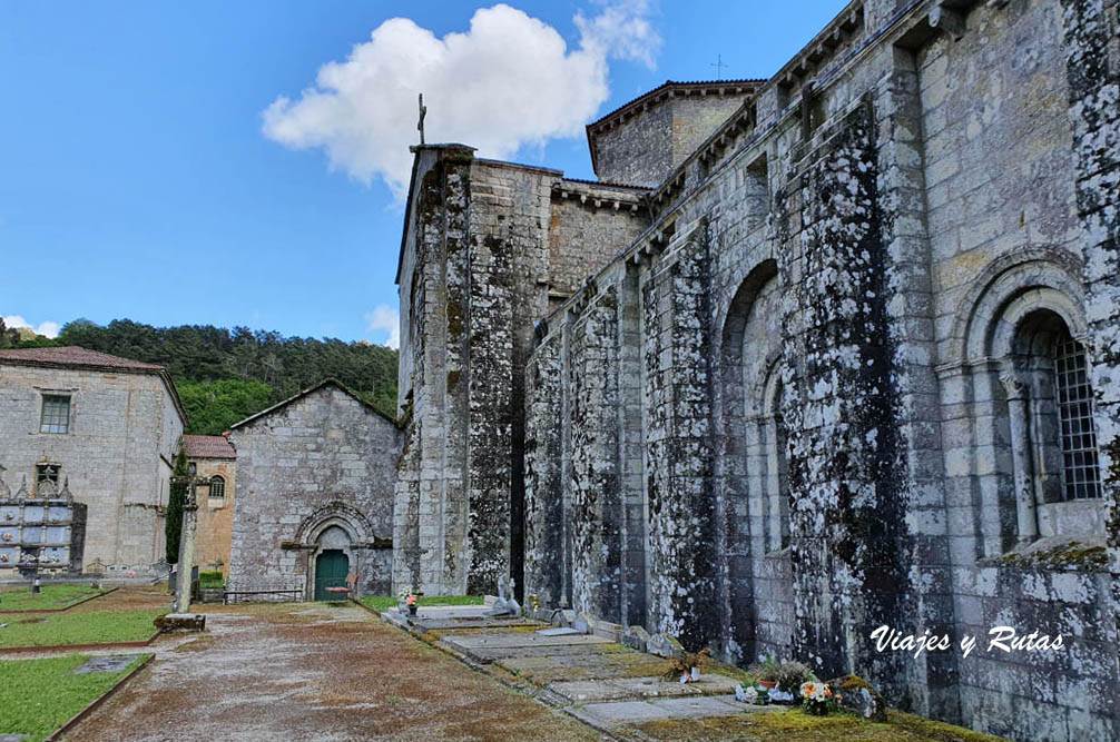 Fachada primitiva de la iglesia del Monasterio de Oseira