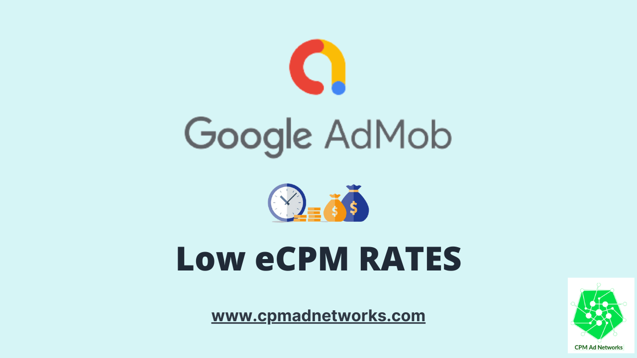 admob low ecpm rate