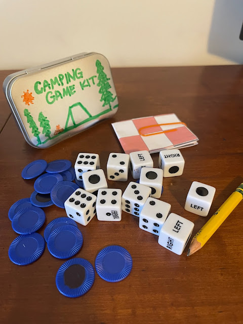 Repurposed Altoid Tin into a Camper Games Tin | Our Good Life