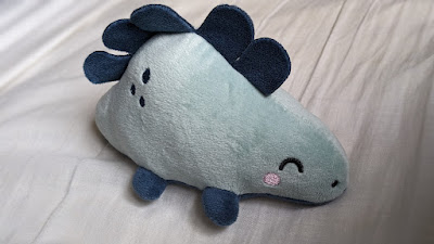 Stuffed toy stegosaurus