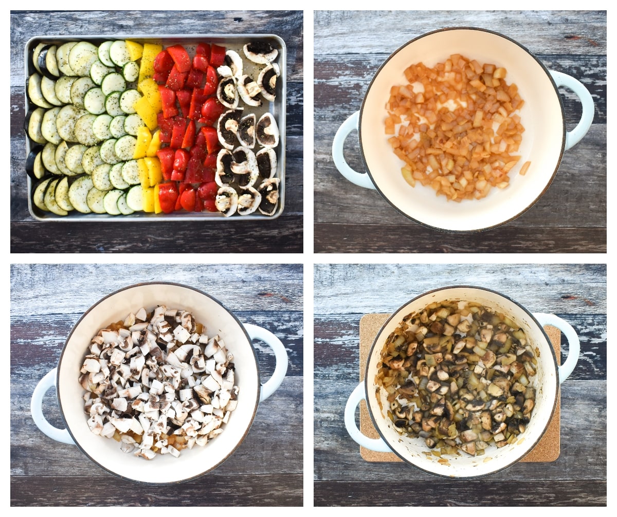  A simple recipe for a vegan roasted vegetable moussaka baked in the oven and served with  Vegan Roasted Vegetable Moussaka