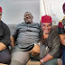 Hilarious Reactions Trail Photo Of Legendary Actor, Pete Edochie And His First Son