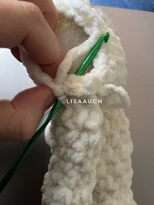 how to croche ta teddy for beginners- how to join the limbs as you go