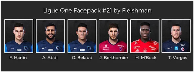 Ligue 1 Facepack #21 For eFootball PES 2021