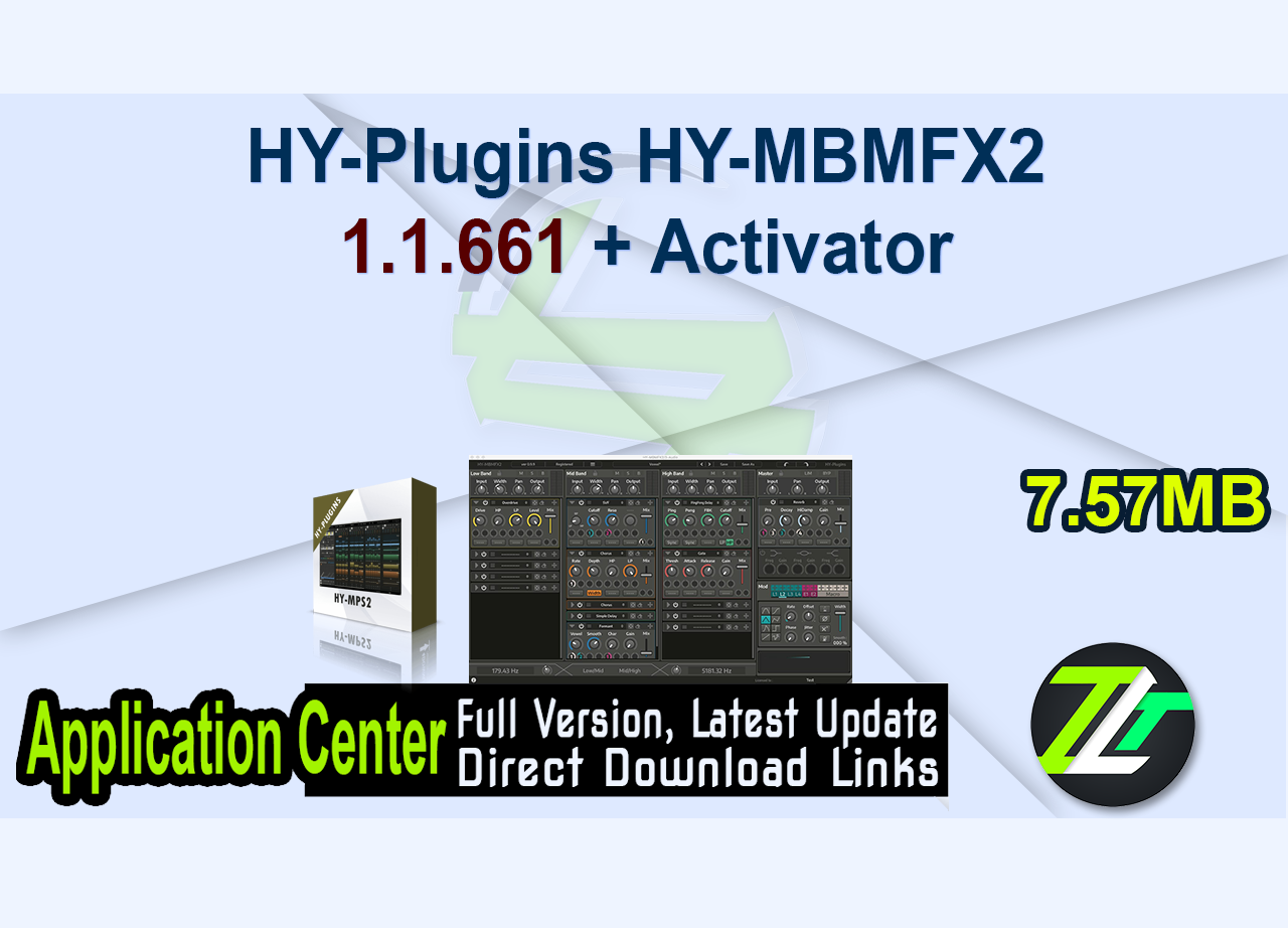 HY-Plugins HY-MBMFX2 1.1.661 + Activator