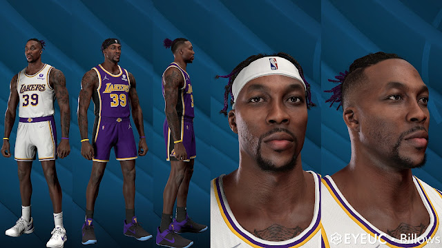 Dwight Howard Cyberface v2.1 by Billows | NBA 2K22