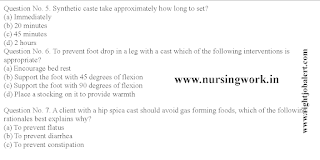 TMC Nurses Recruitment Exam Question answers