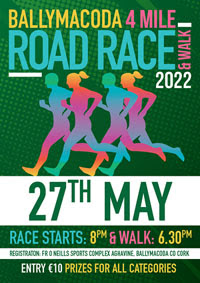 4-mile race in E Cork - Fri 27th May 2022