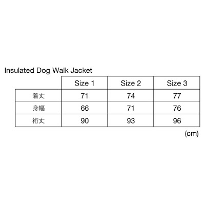 CUP AND CONE: Insulated Dog Walk Jacket