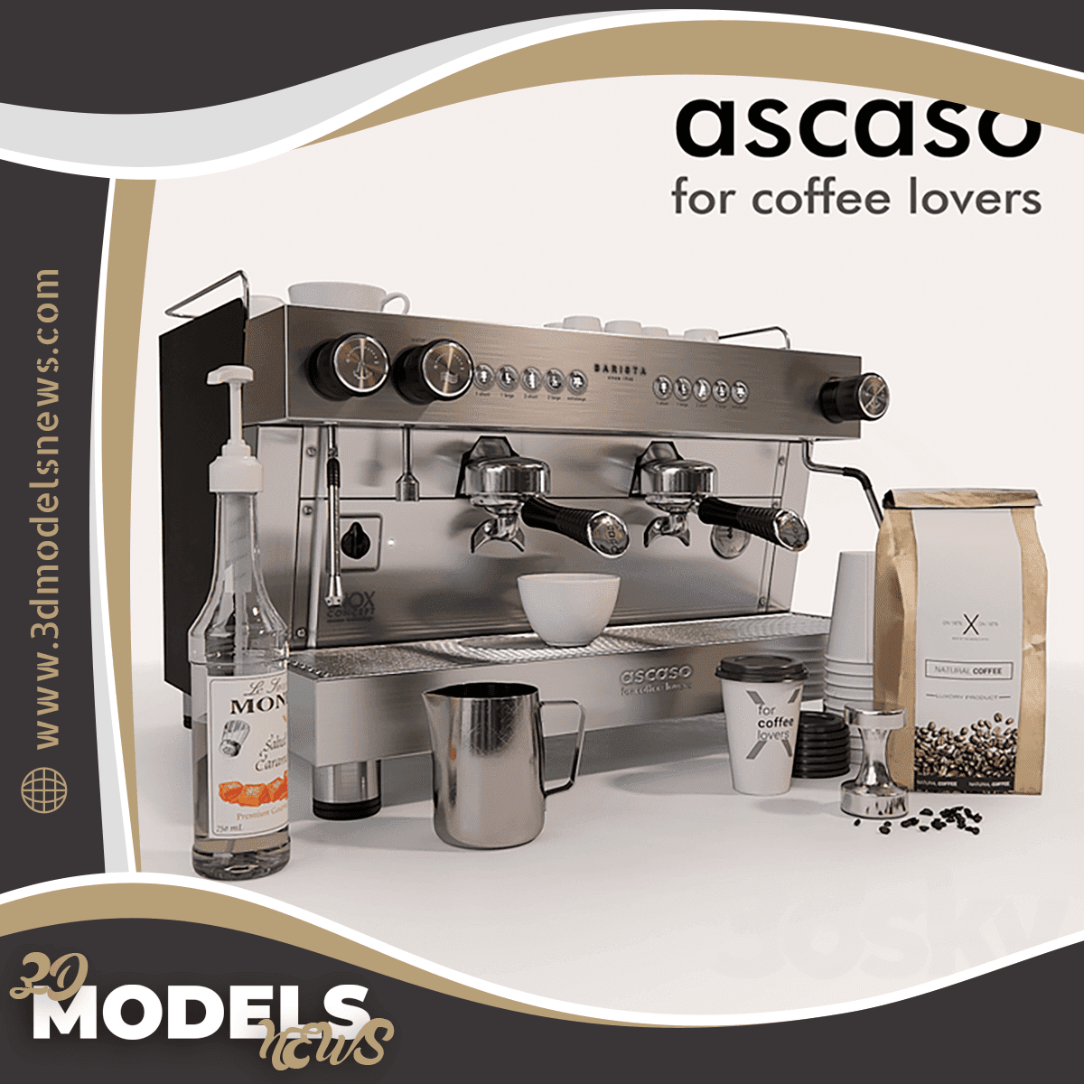 Barista coffee machine model