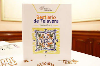 Crea Gobierno de Puebla “Bestiario de la Talavera”; poemario infantil para colorear