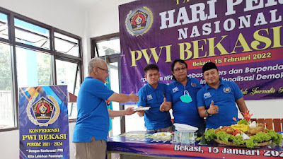 PWI Bekasi Raya Selenggarakan Tasyakuran HPN 2022