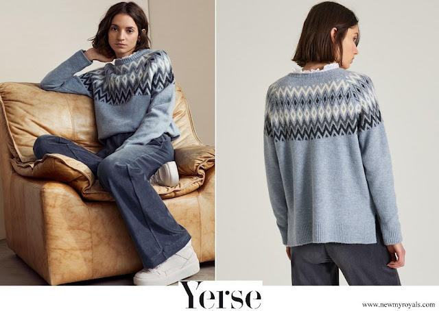 Infanta Sofia wore Yerse Nordic Jacquard sweater