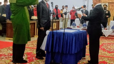 Juniwan Akbar Jasman Resmi Dilantik Jadi Anggota DPRD Wajo