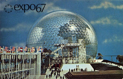 Expo 67 Postcard Montreal Quebec.