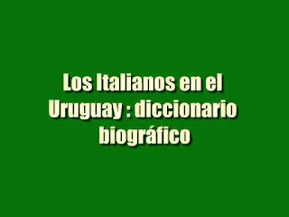Los Italianos en el Uruguay