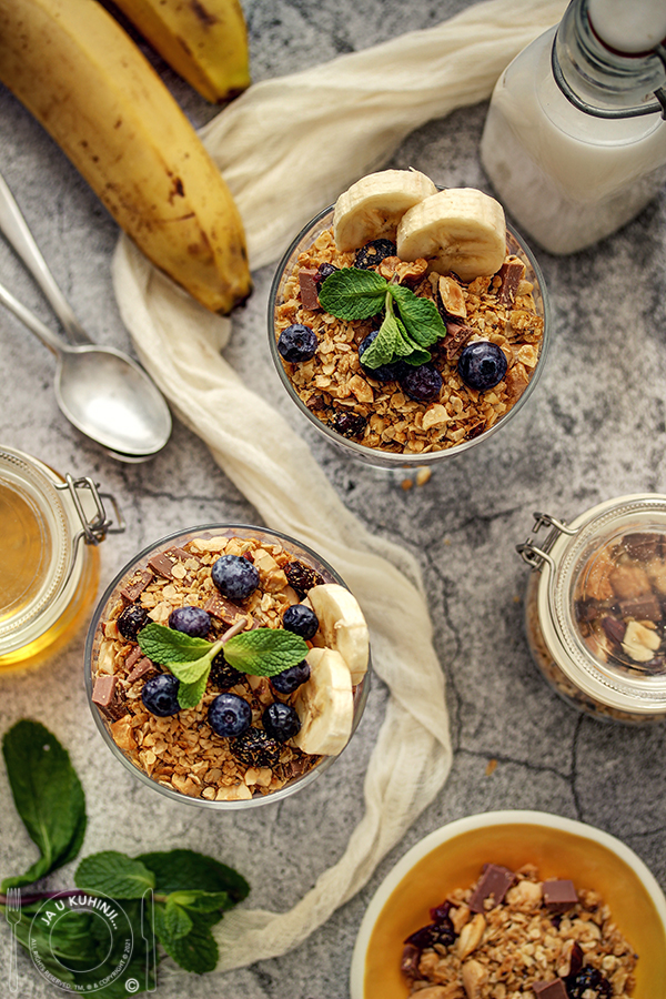 Domaća granola i ovsena kaša bez kuvanja