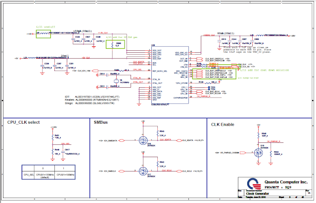 Asus Aspire 4738 and 4738G Schematic