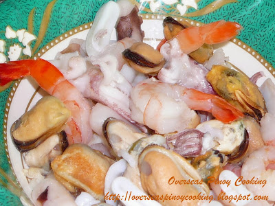 Seafood  Sopas - Ingredients