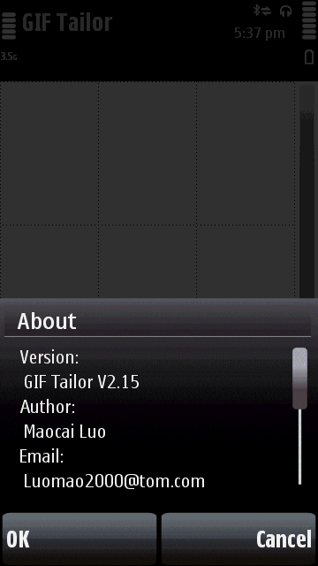 Free Download GIF Tailor 2.15 s60v3 s60v5 S^3 For Symbian