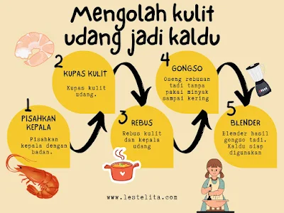 Membuat kaldu udang