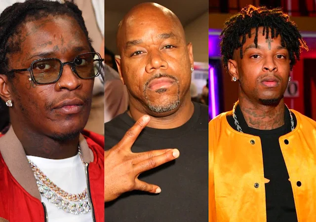 21 Savage Confronts Wack 100 For Calling Him A Snitch In Young Thug's YSL Rico Case