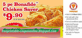 Free Printable Popeyes Chicken Coupons