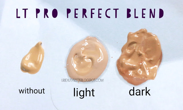 lt pro perfect blend light dark swatch